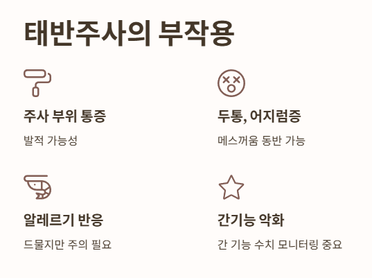 태반주사의 부작용