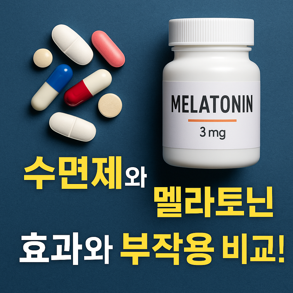 수면제와 멜라토닌, 효과와 부작용 비교! 안전한 선택을 위한 가이드