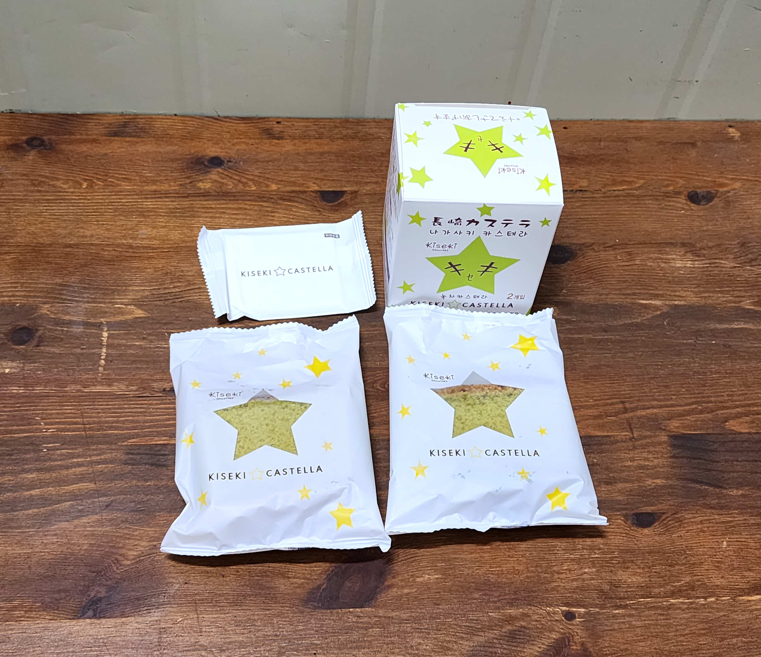 키세키카스테라_나가사키카스테라녹차