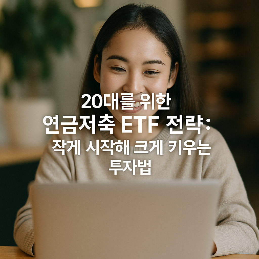 20대를 위한 연금저축 ETF 전략: 작게 시작해서 크게 키우는 투자법