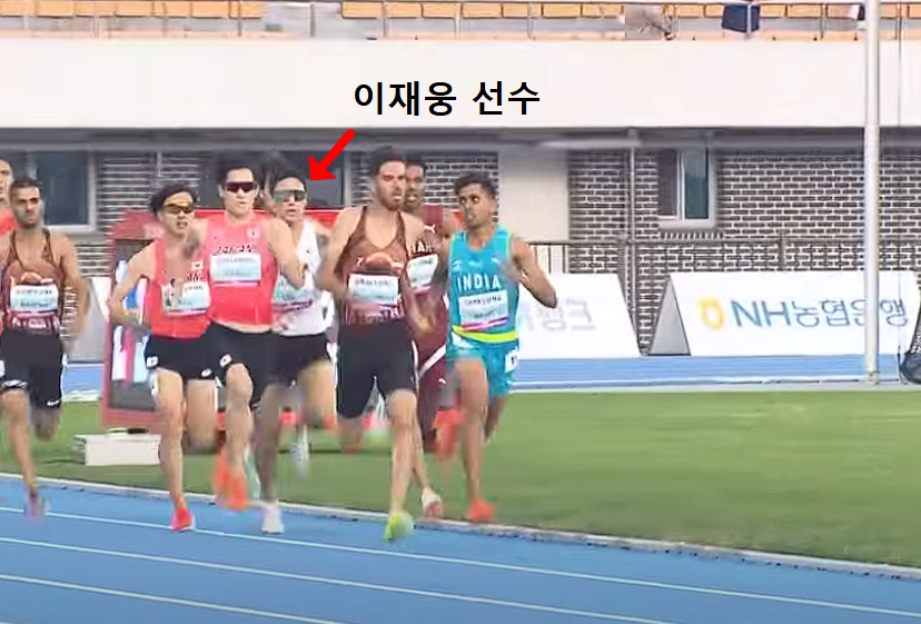 이재웅 선수의 레이스