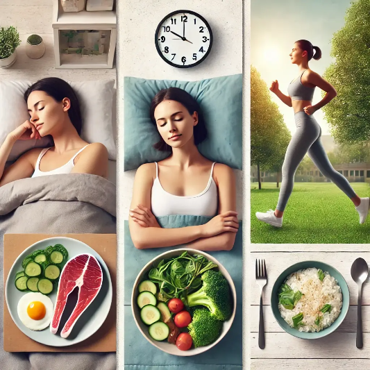 규칙적인 생활,러닝,식습관