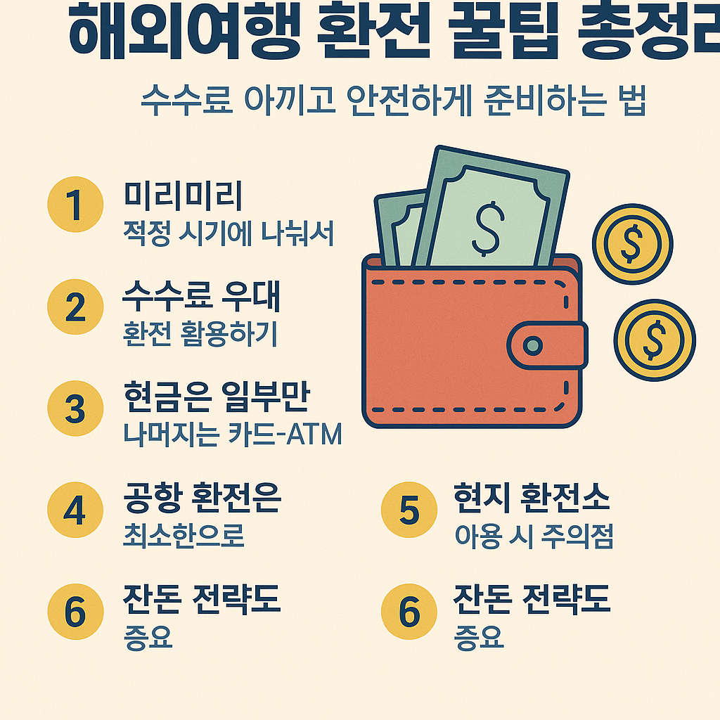 해외여행 환전 꿀팁 총정리