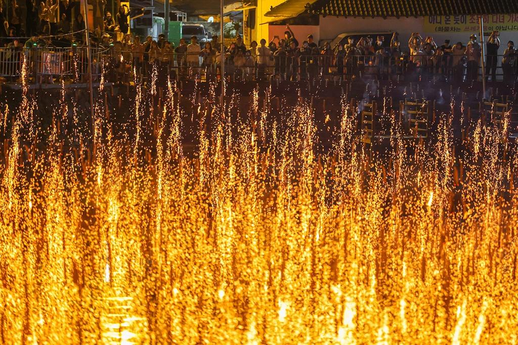 함안낙화놀이축제사진