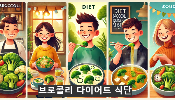 브로콜리 식단을 이용한 다이어트 이미지