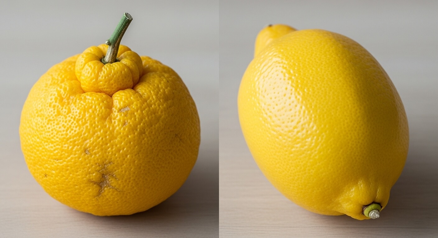유자 vs 레몬 (향, 비타민C, 건강효능)