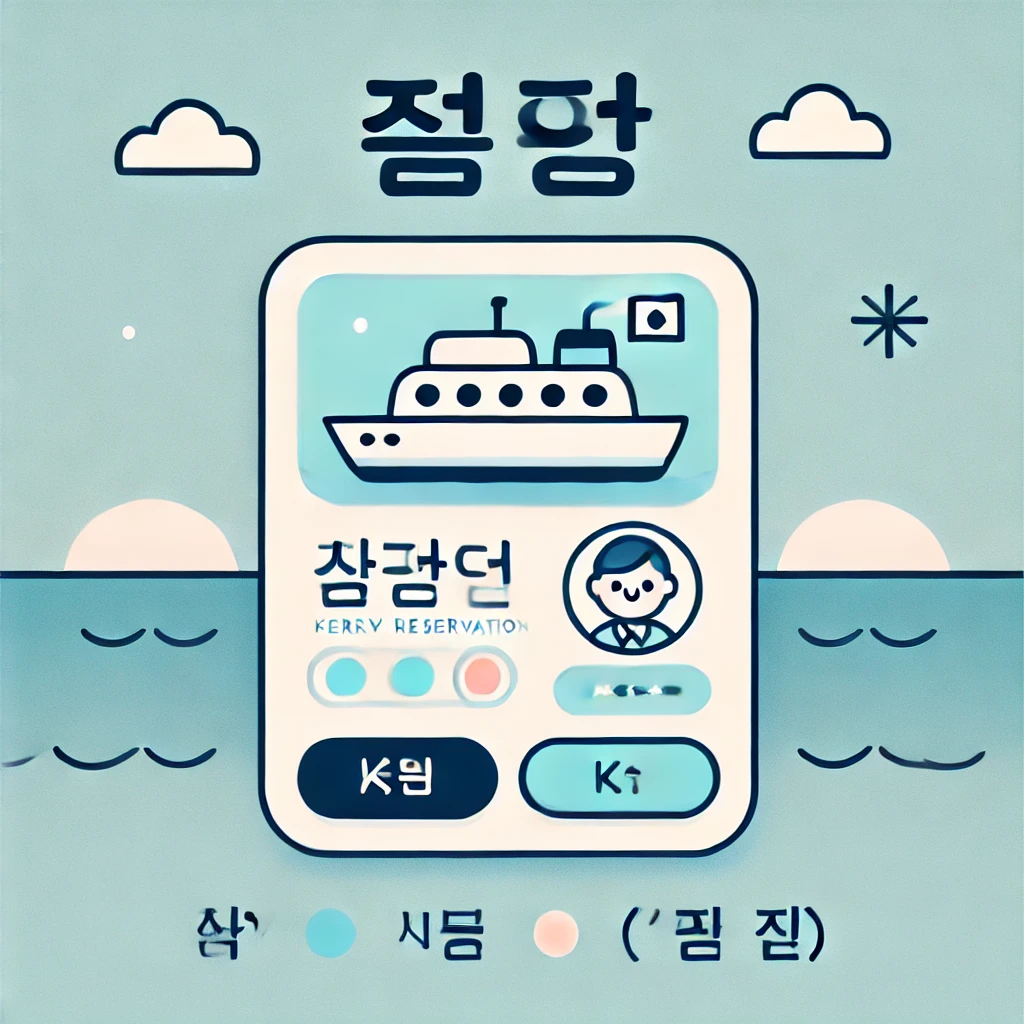 삼천포 제주도 여객선 예약시간표, 배편예약, 배편요금, 여객차량요금