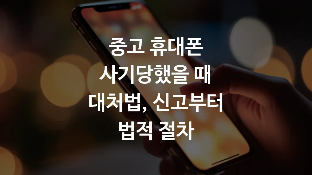 중고_휴대폰_사기당했을_때_대처법,_신고부터_법적_절차