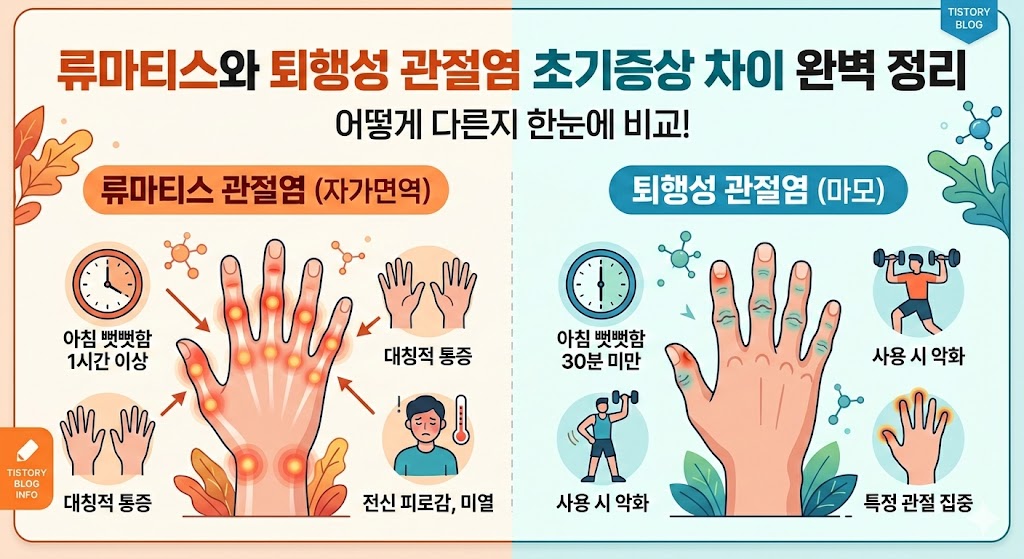류마티스 관절염 초기증상