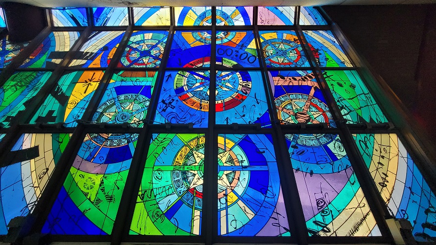 부산 남천성당 스테인드글라스