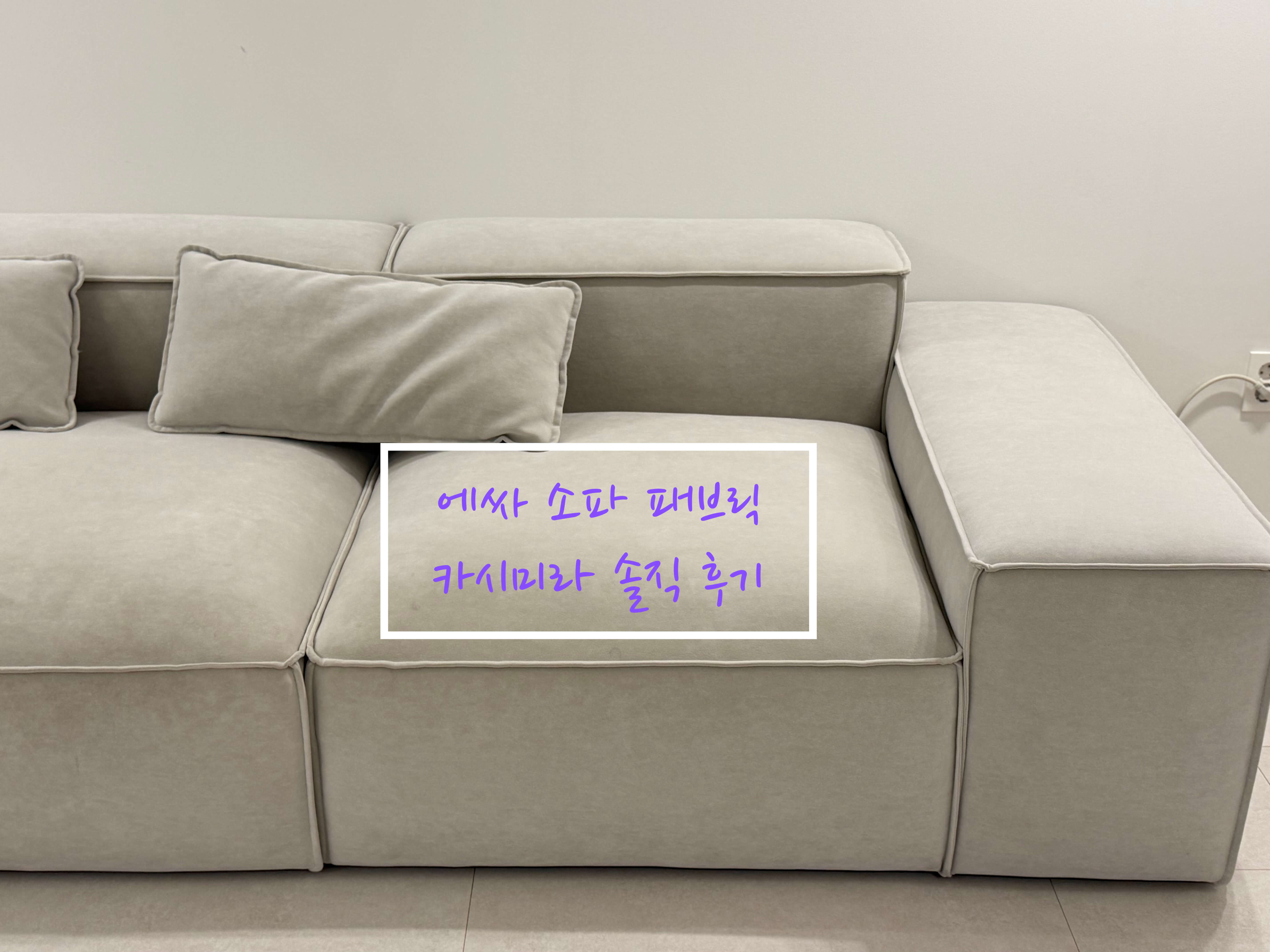 에싸 소파 후기
