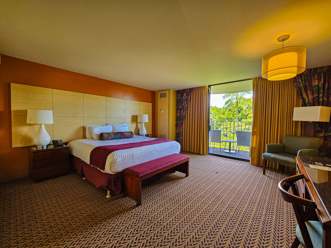 캐슬 힐로 하와이안 호텔 객실 내부