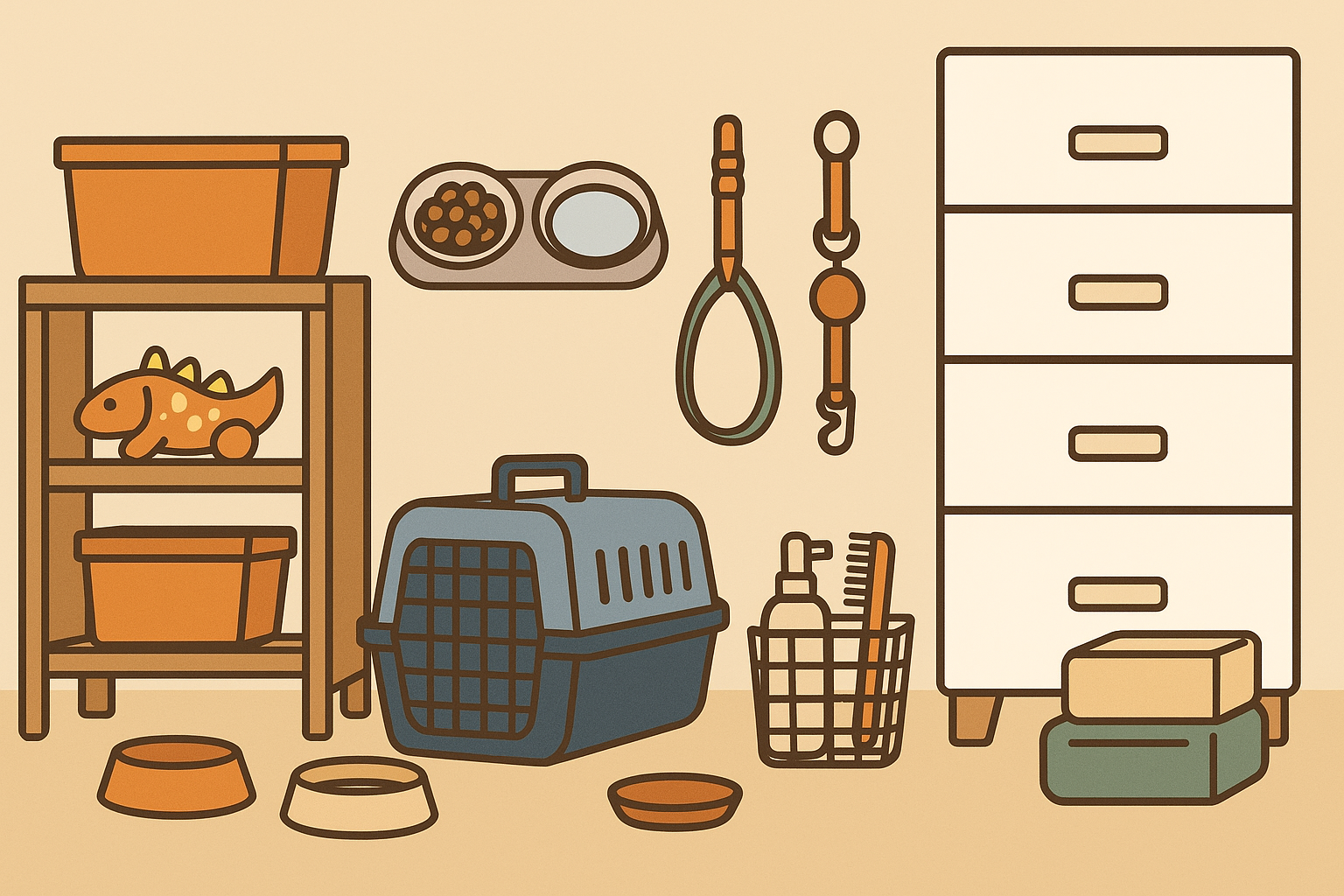 반려동물 용품 정리