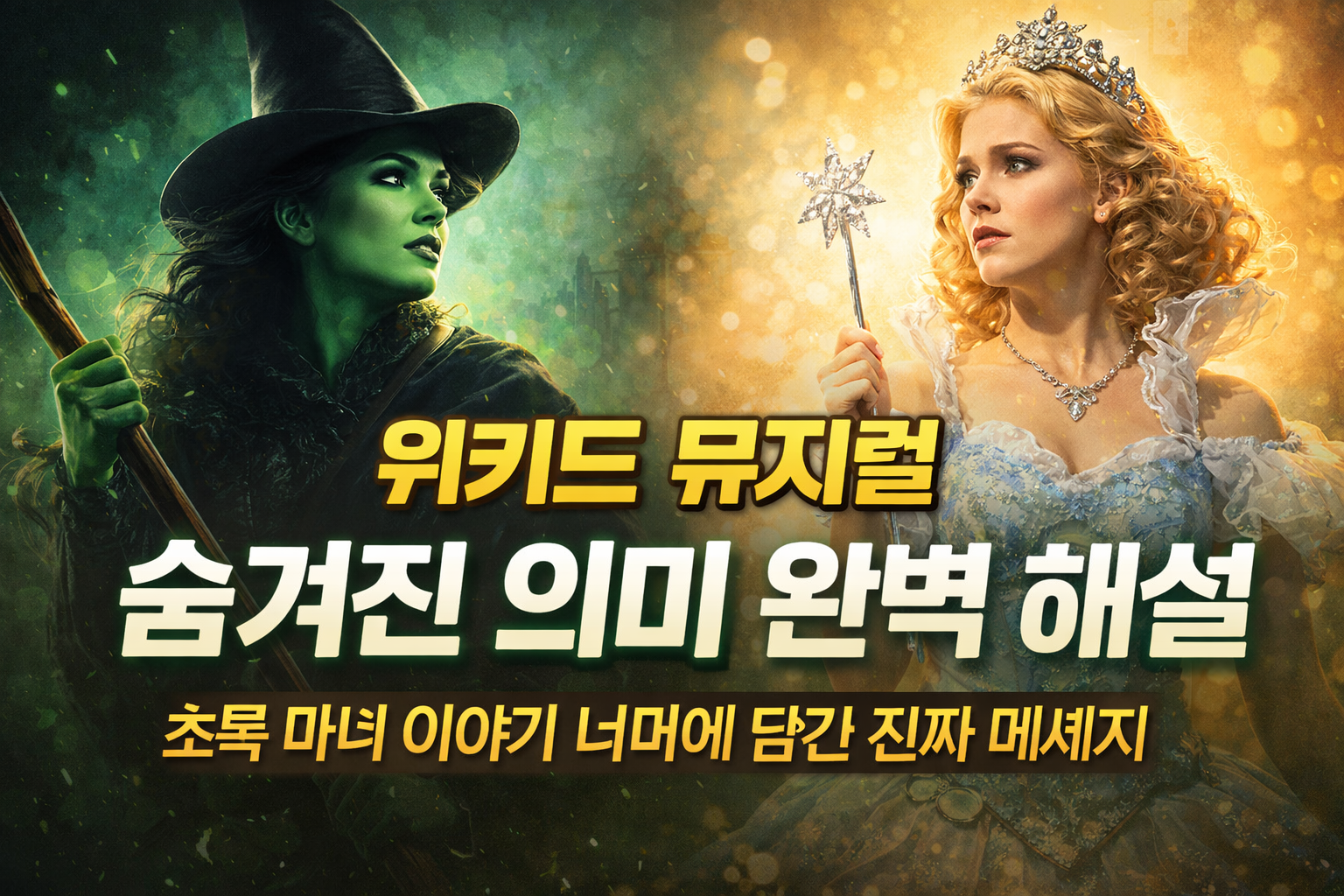 위키드 뮤지컬 사진