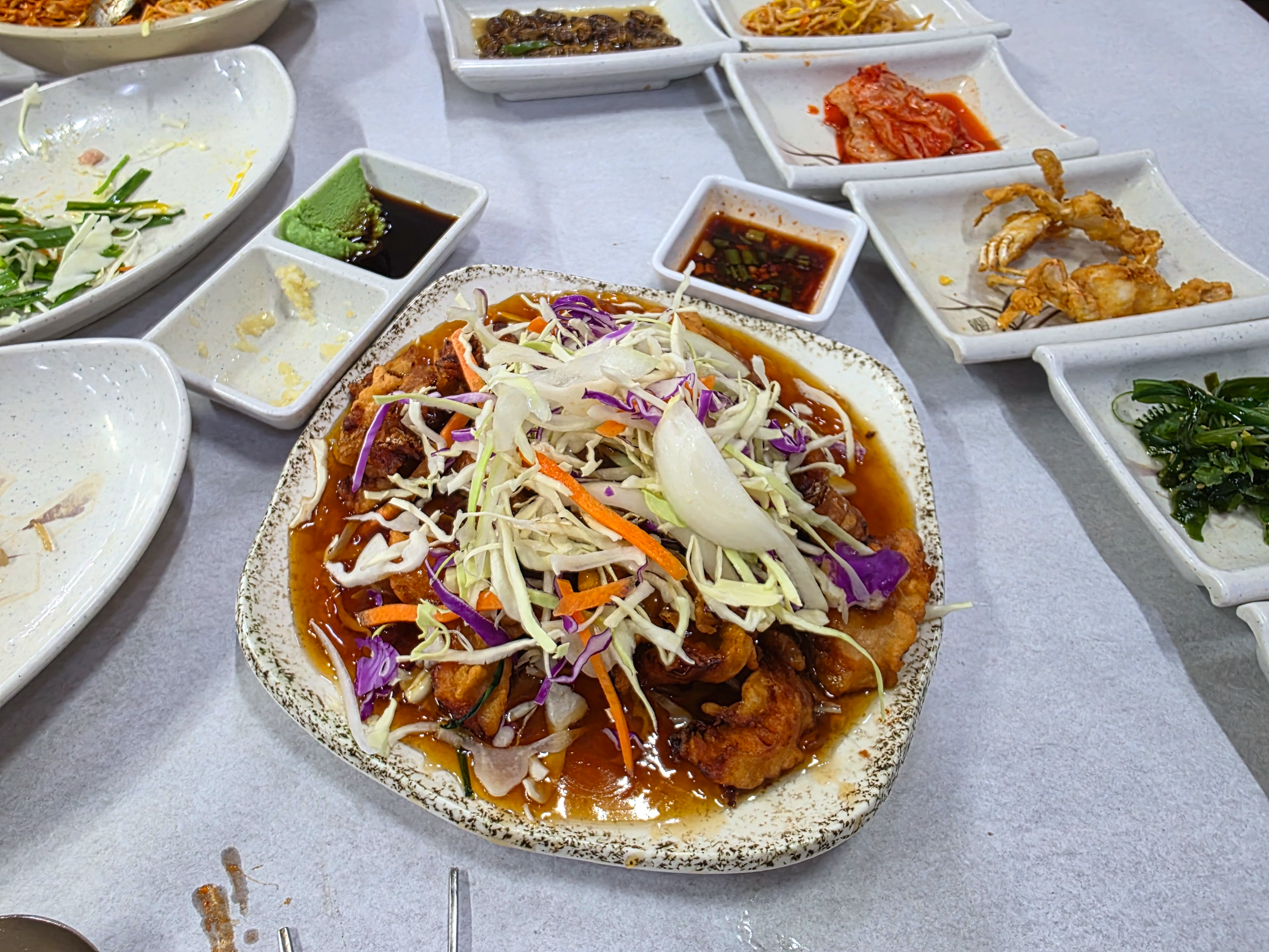 우연식당 대청댐 대청호 대전 송어회 송어탕수육 가격 주차 영업시간 단체 포장 07