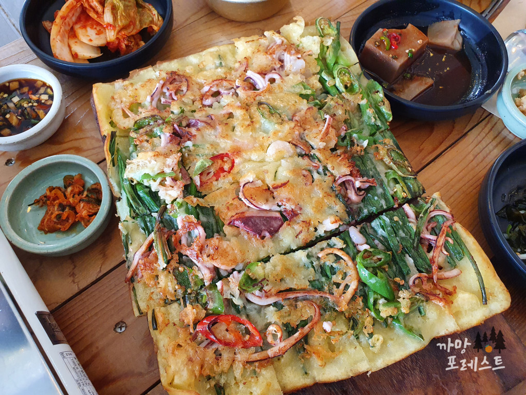 청계산 리숨두부 해물파전