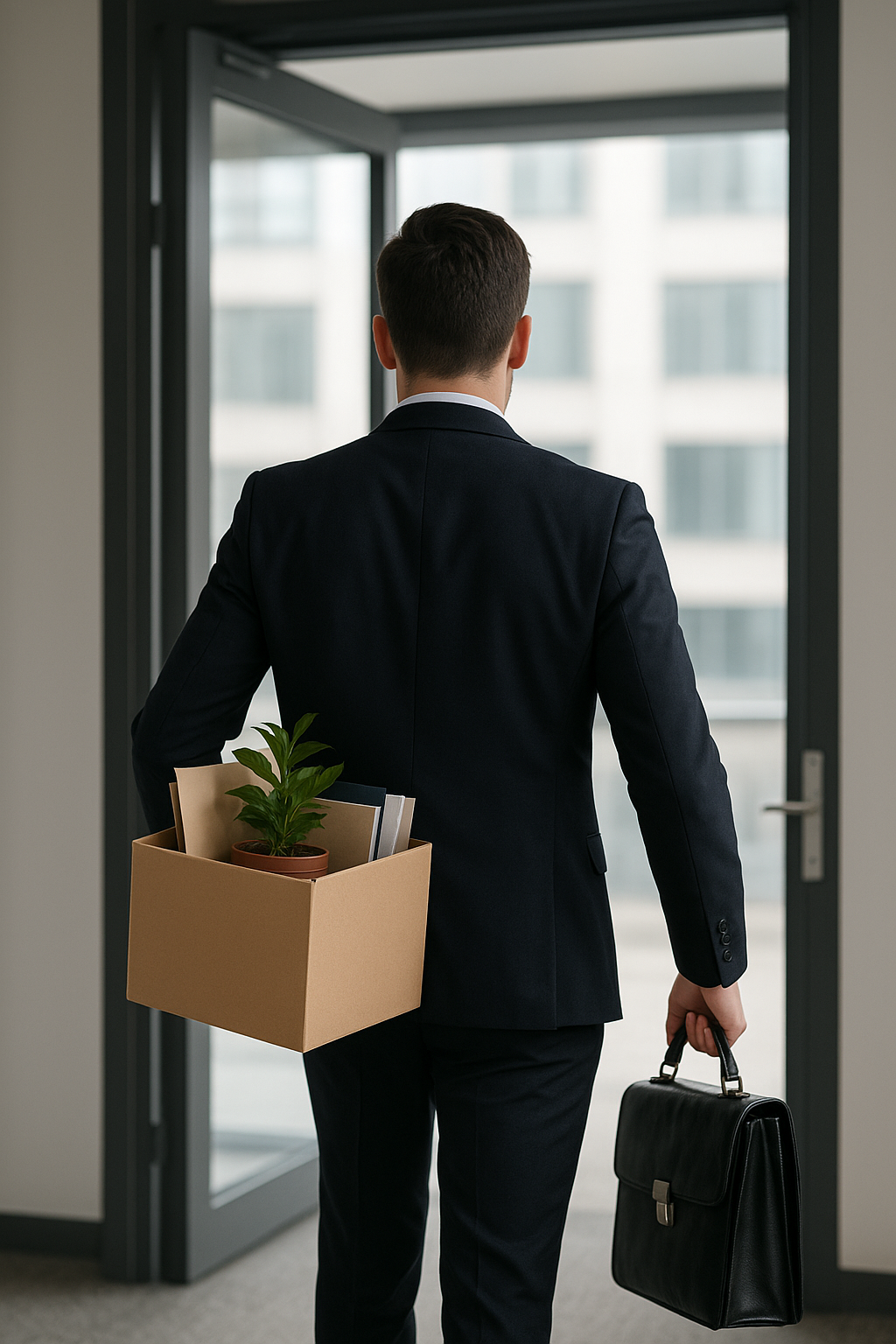 이직하는 직장인 이미지