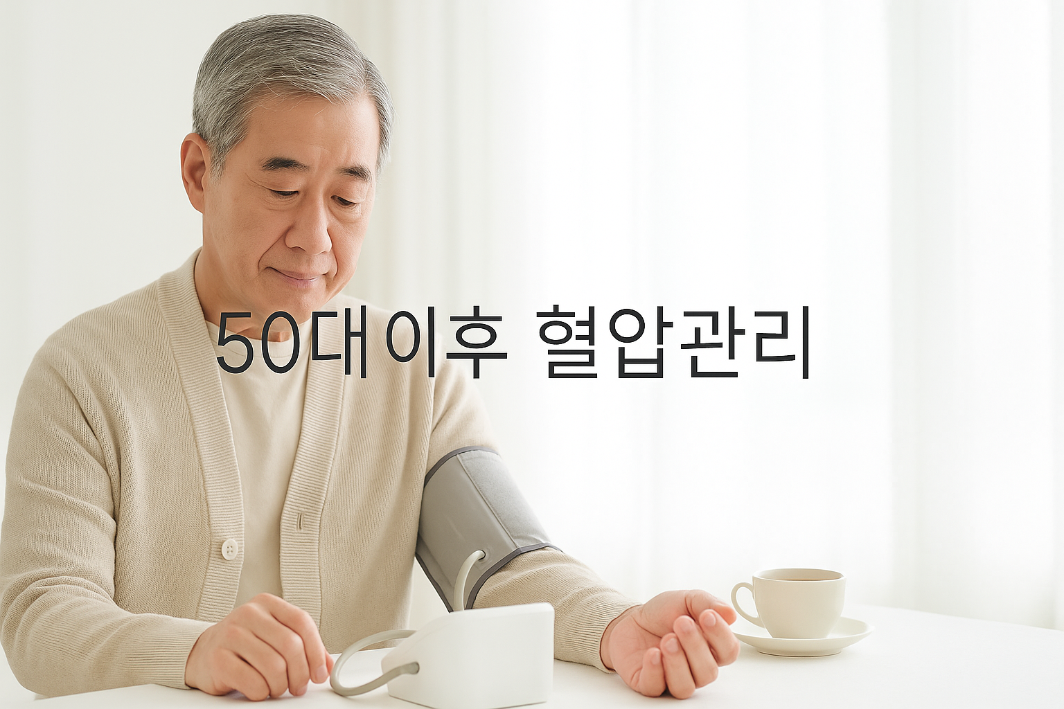50대 이후 혈압관리 관련 이미지