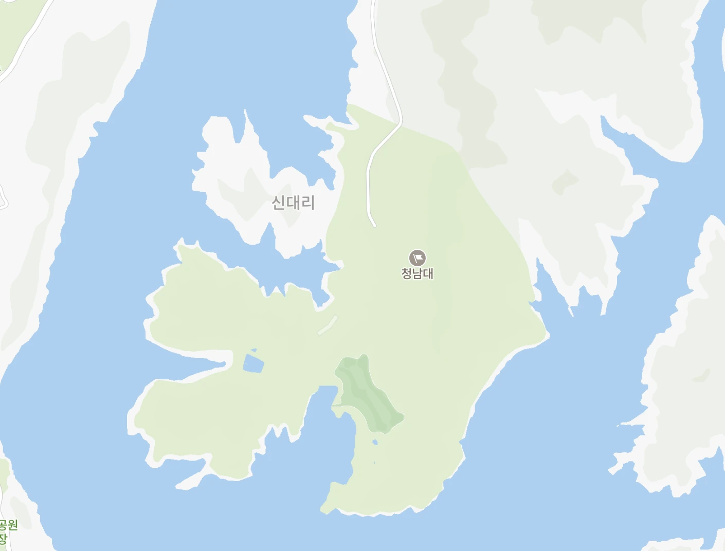 청남대 지도