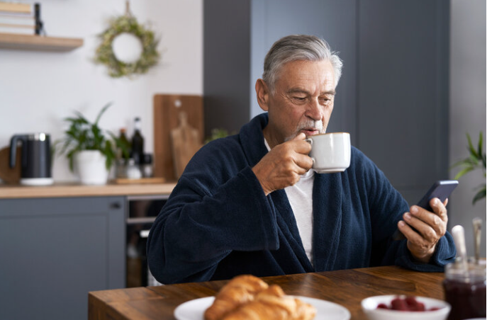 아침 뉴스 사진