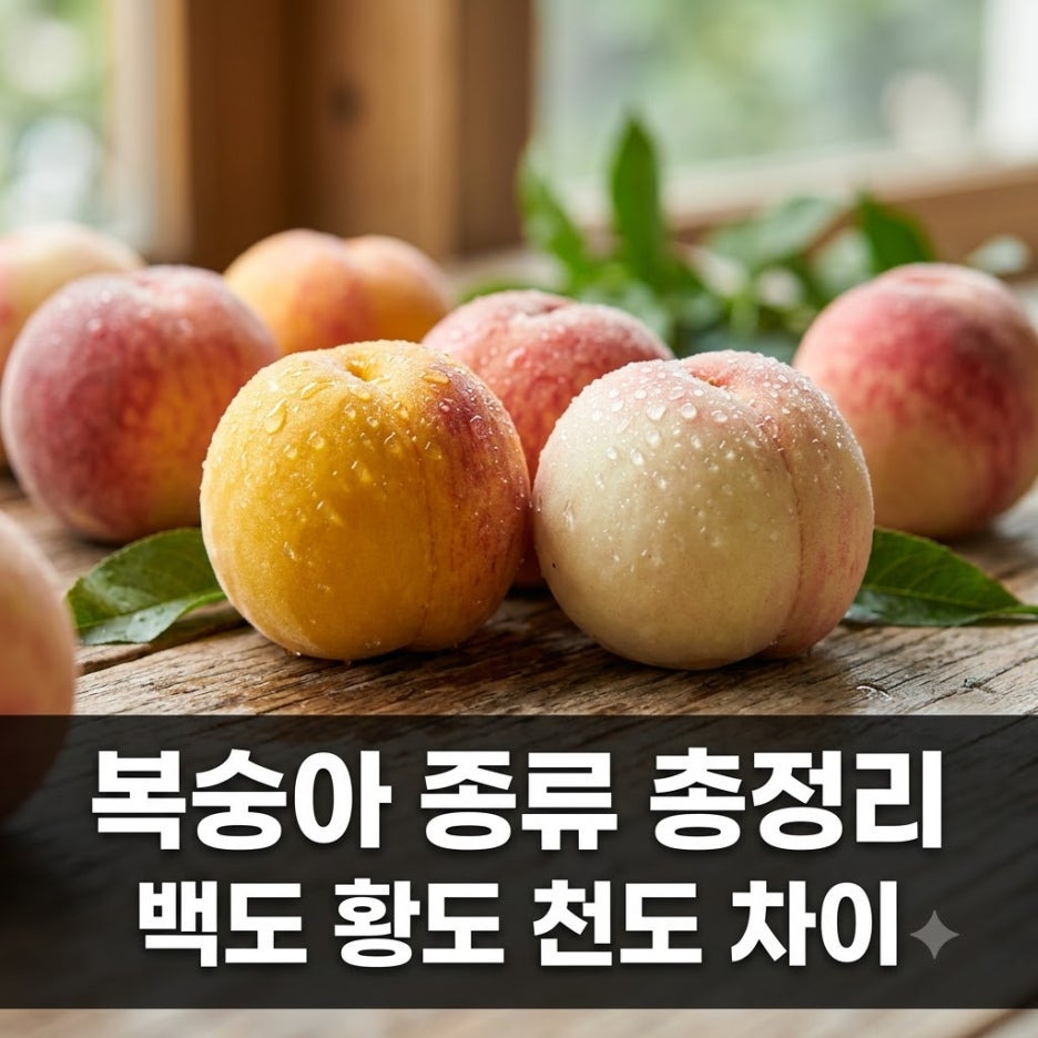 복숭아-종류