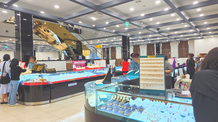 익산보석대축제 보석전시관 모습