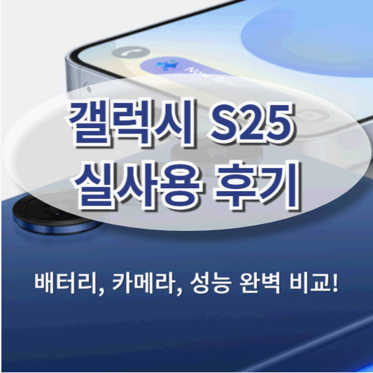 갤럭시 S25 실사용 후기 ❘ 배터리, 카메라, 성능 완벽 비교!