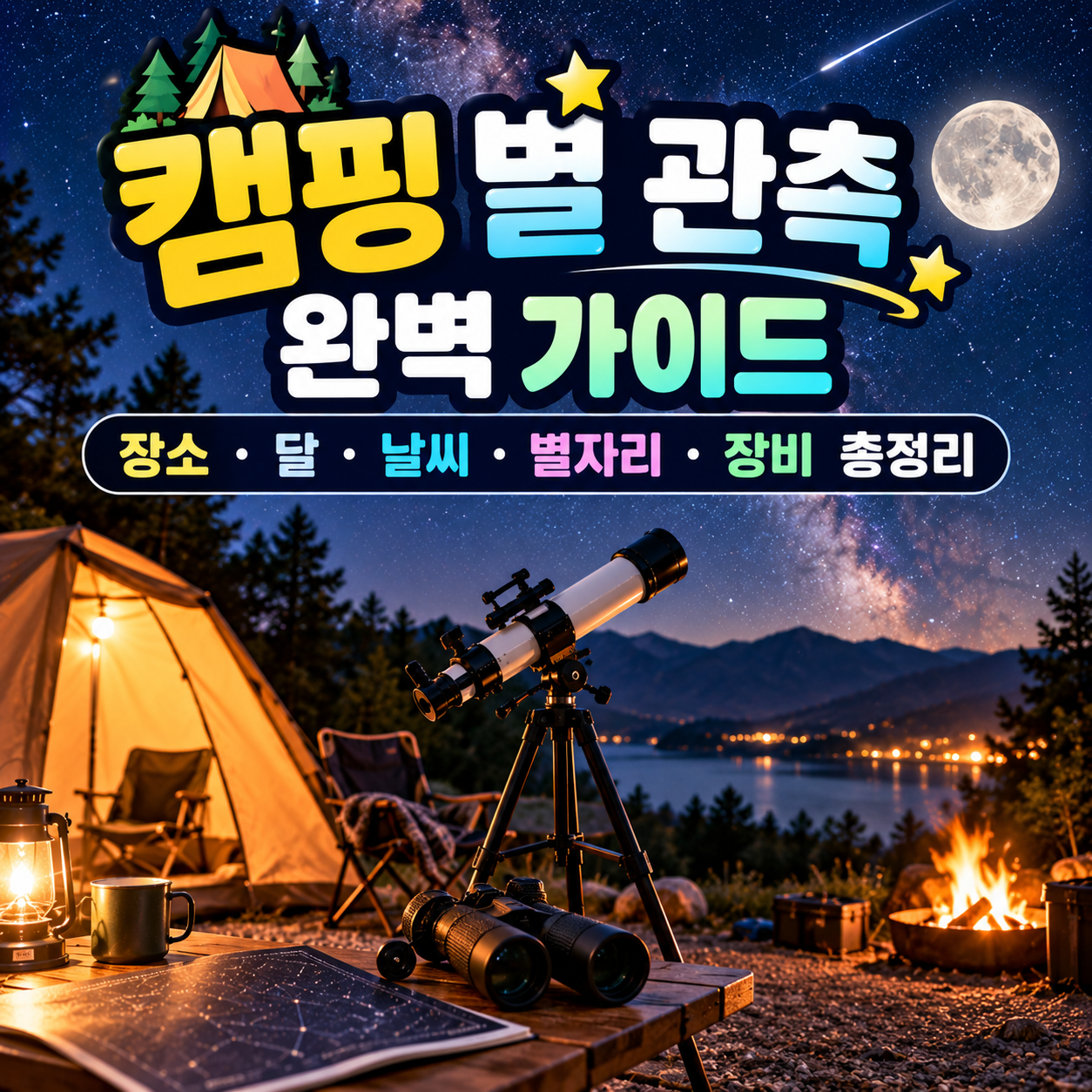 캠핑 별 관측