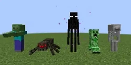 마인크래프트의 적대적인 몬스터들