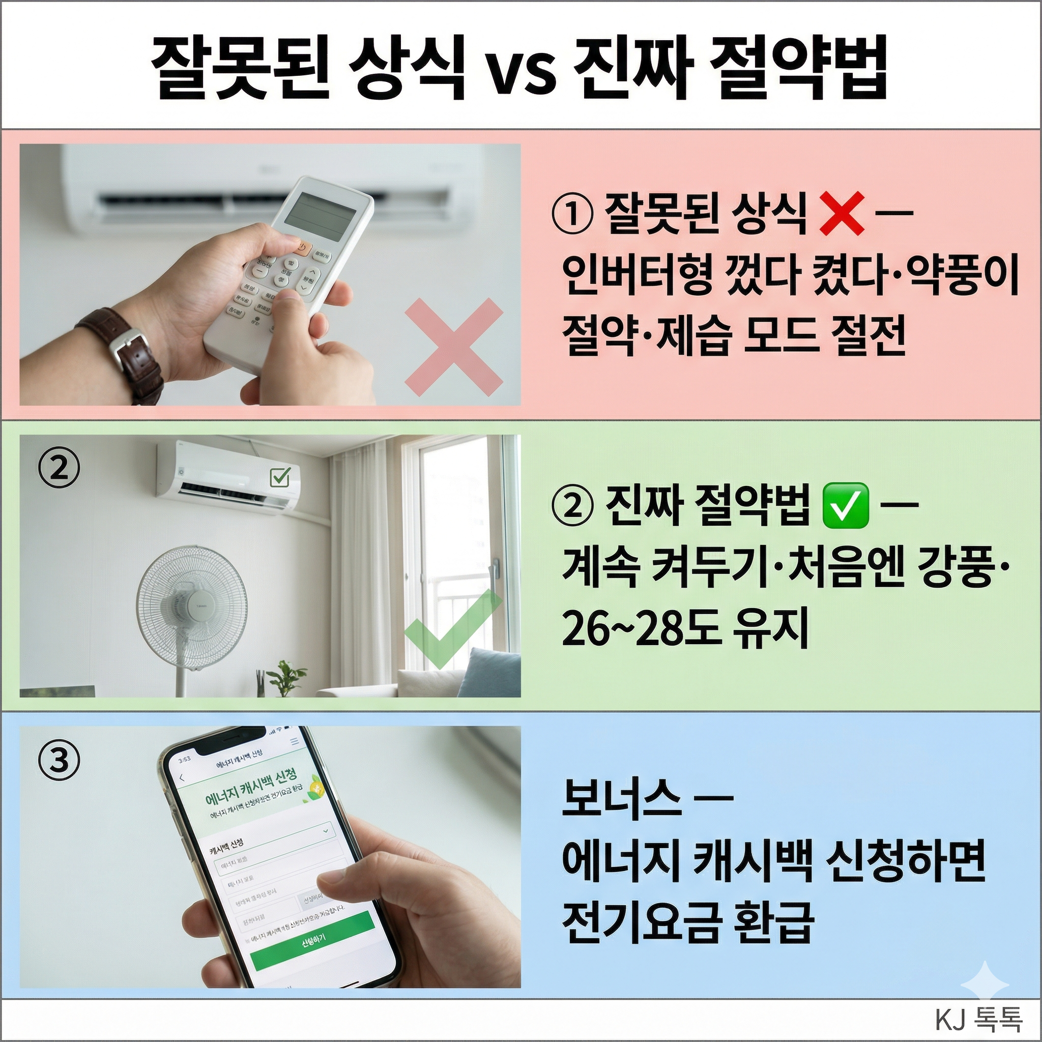 에어컨 전기세 줄이는 법 완벽 정리 &mdash; 잘못된 상식 vs 진짜 절약법 [에어컨 시리즈 5편]