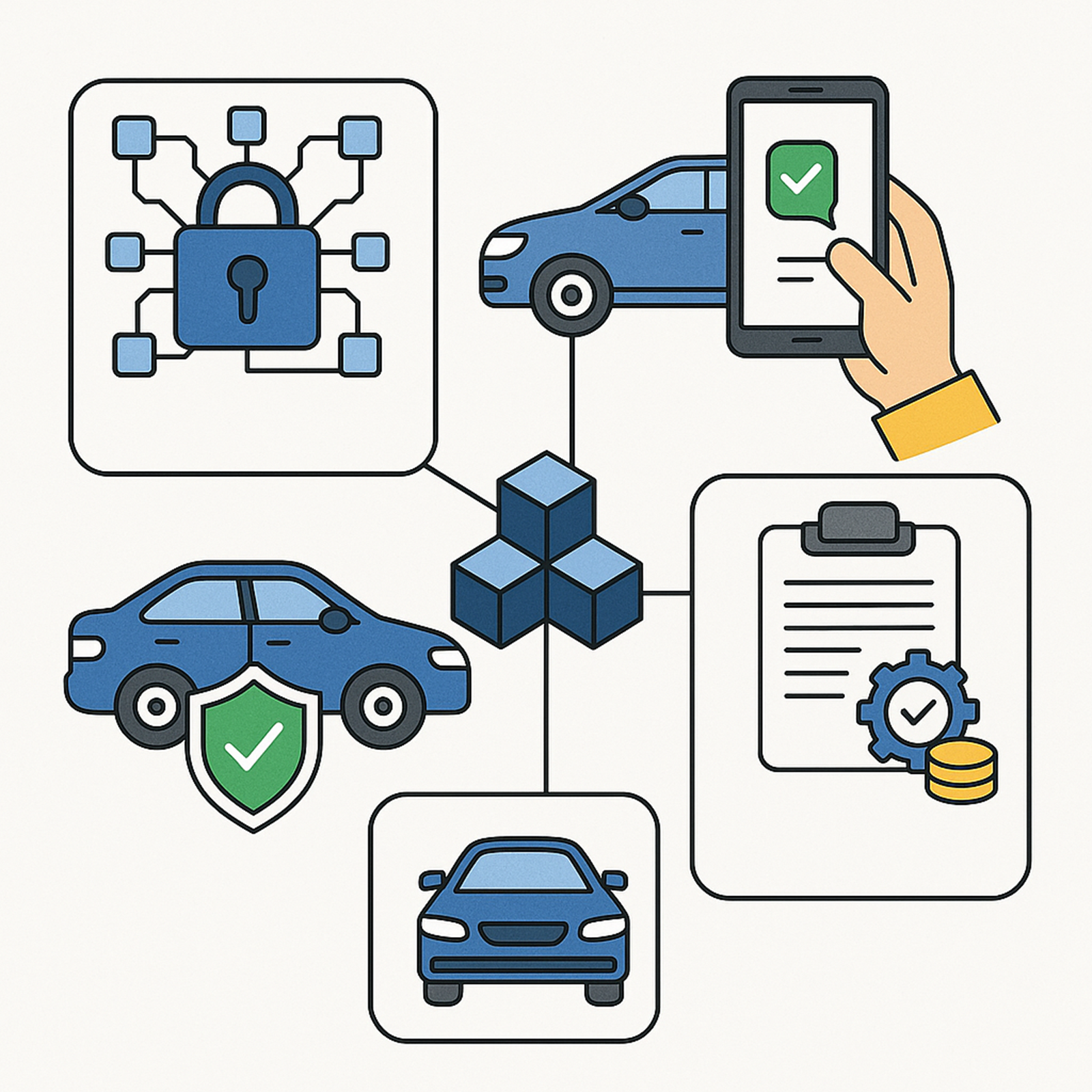 자동차를 위한 블록체인 기술: 보안성과 정비 이력 관리