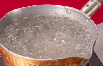 끓는 소독 시간