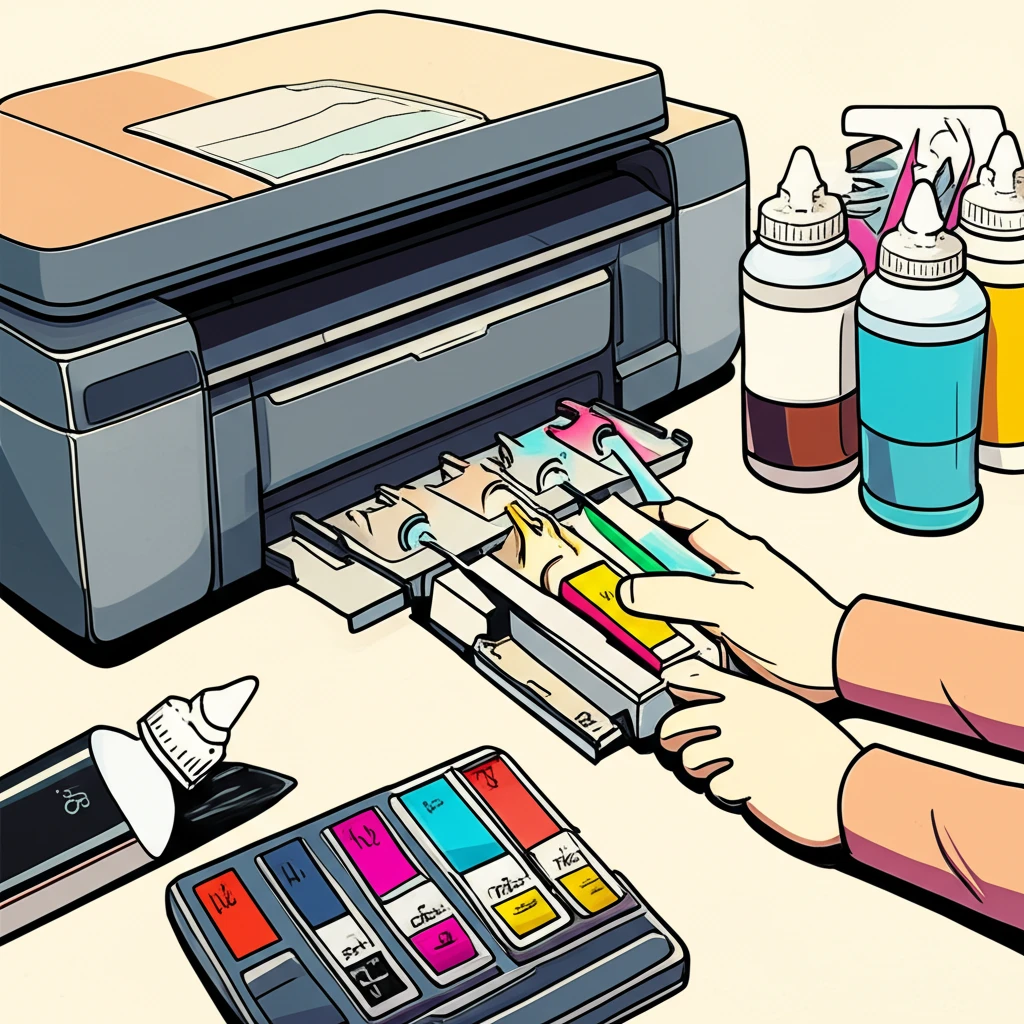 셀프 무한잉크 충전, 실패 없이 성공