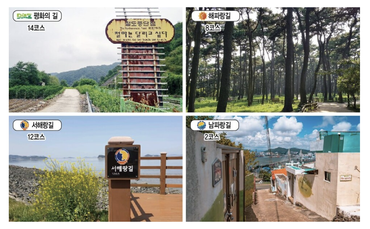 코리아둘레길 지도