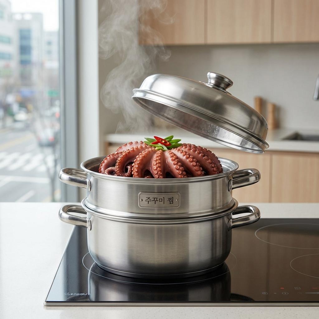 수용성 타우린 손실 줄이는 저수분 데치기 비법