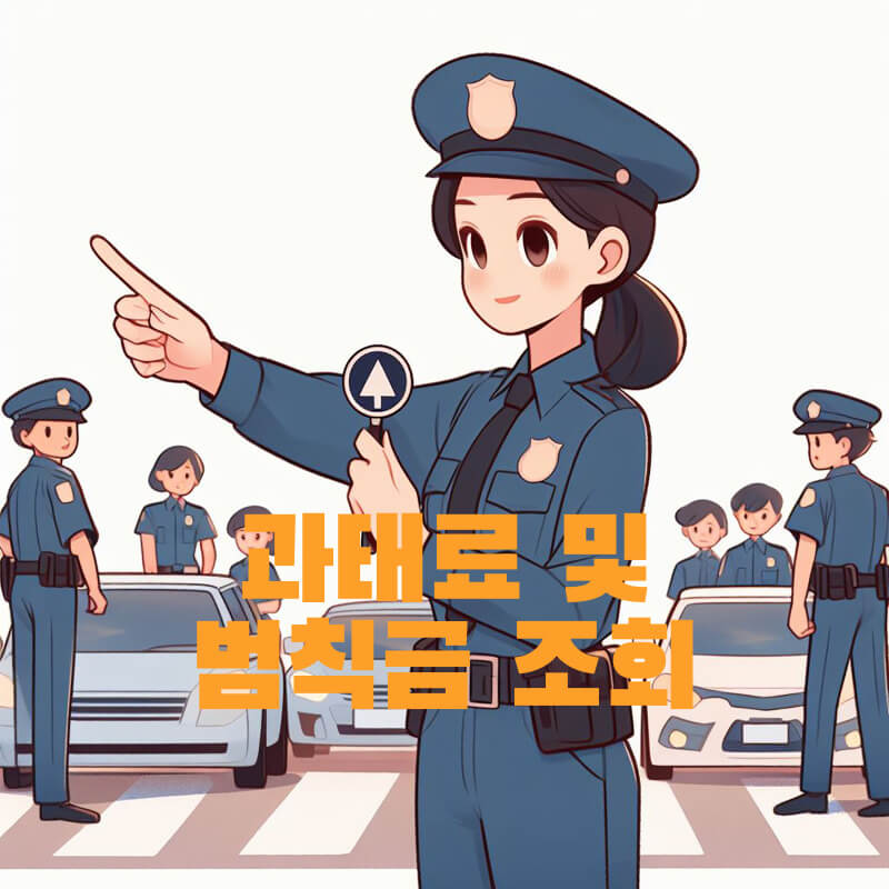 과태료 및 범칙금 조회