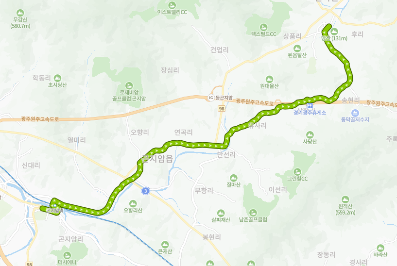 광주-여주-947A번-버스-노선-지도