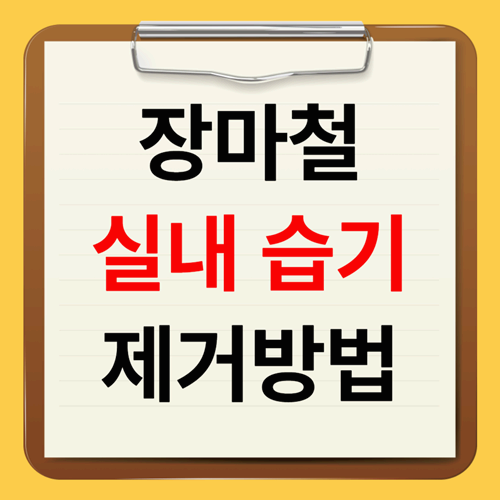 장마철 실내 습기 제거방법 실천 가능한 꿀팁 공개
