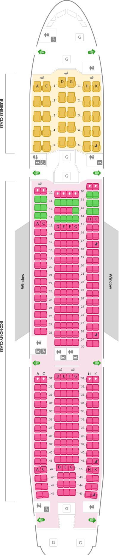 아시아나-A330-300-좌석-배치도