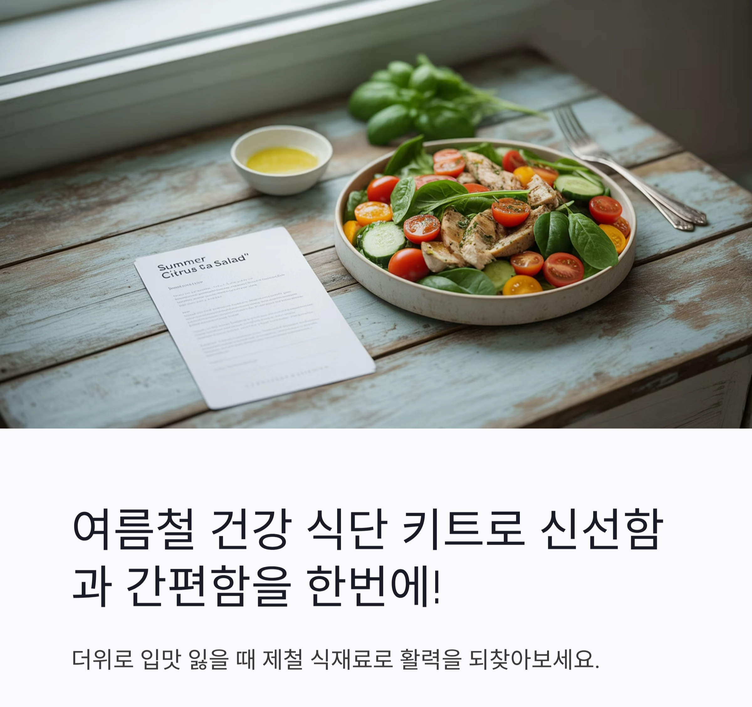 여름철 건강 식단 키트 언박싱부터 조리까지 한 번에 즐기기