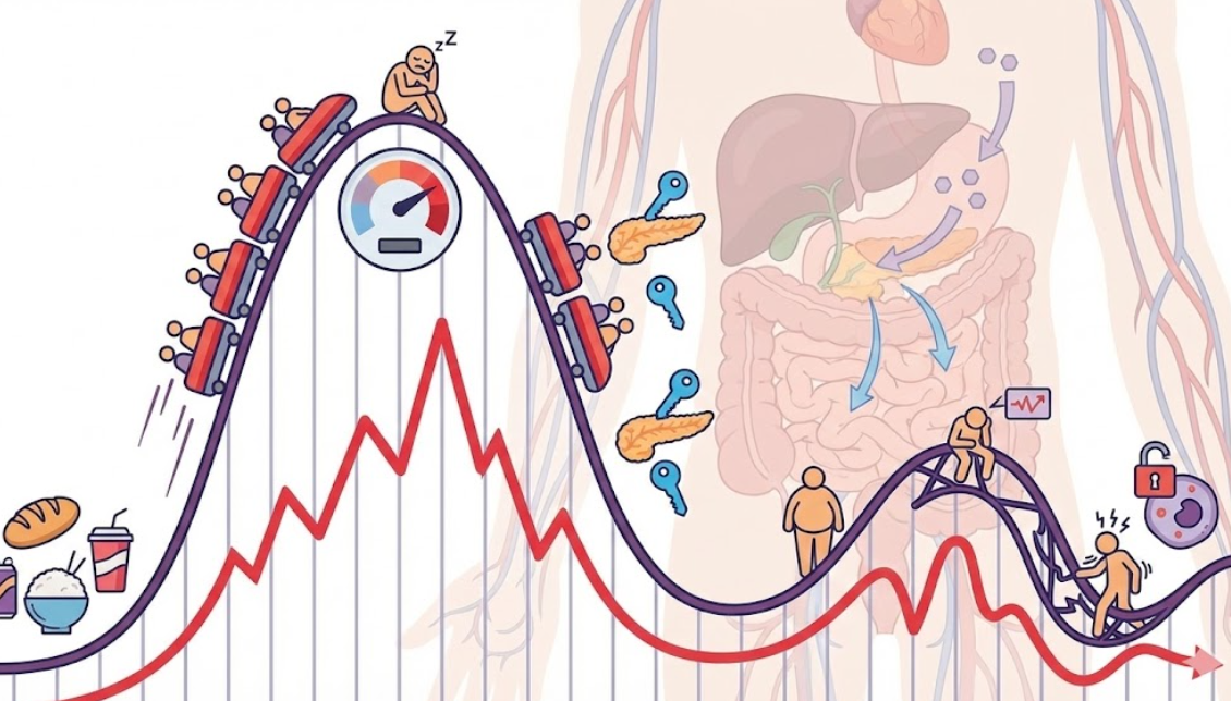혈당 스파이크는 식사 후 급격한 혈당 상승을 의미하며, 인슐린 저항성과 밀접한 관련이 있습니다