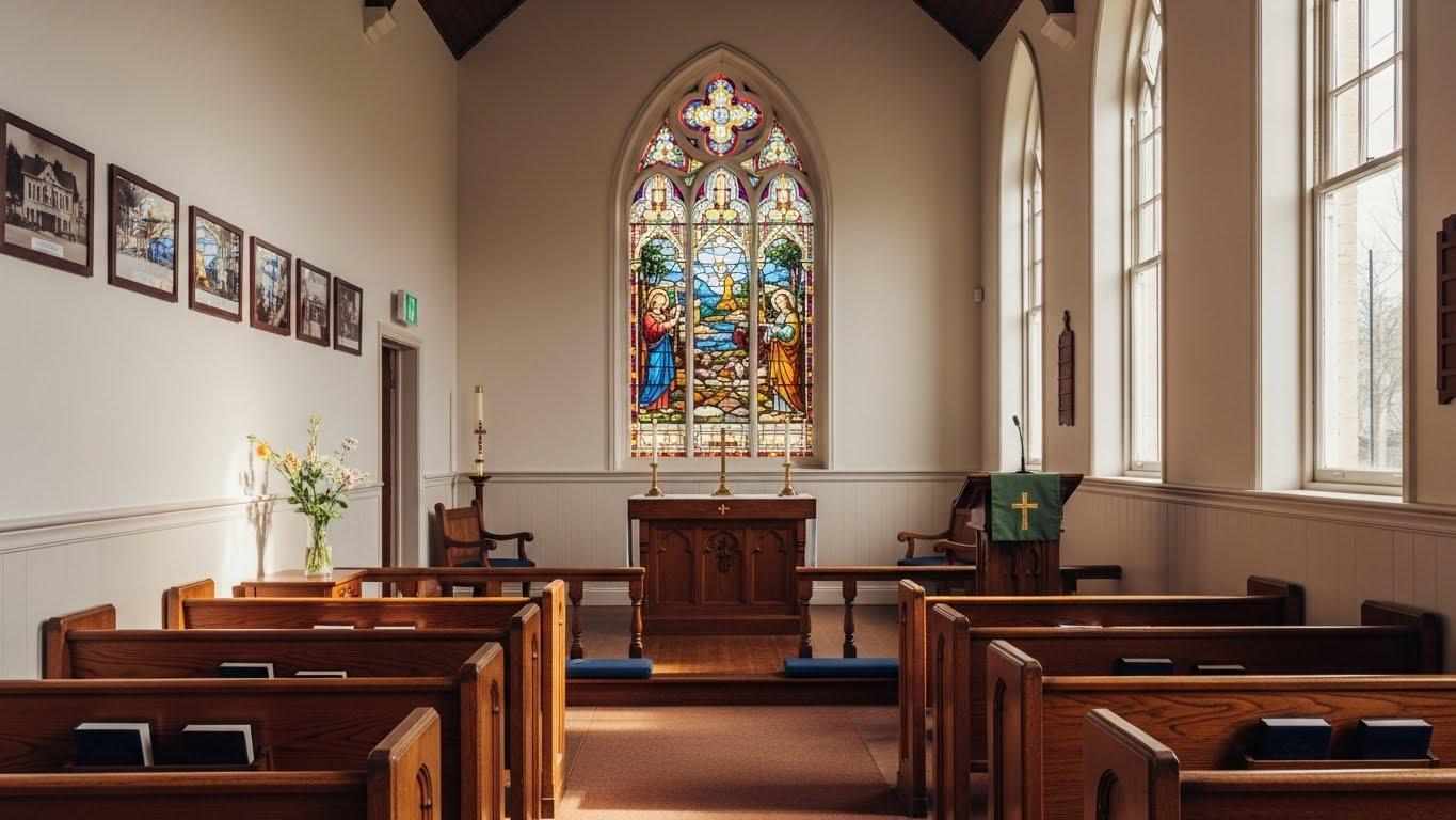 작은교회 인테리어 디자인