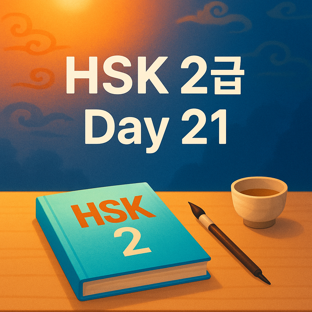 HSK 2급 단어 공부