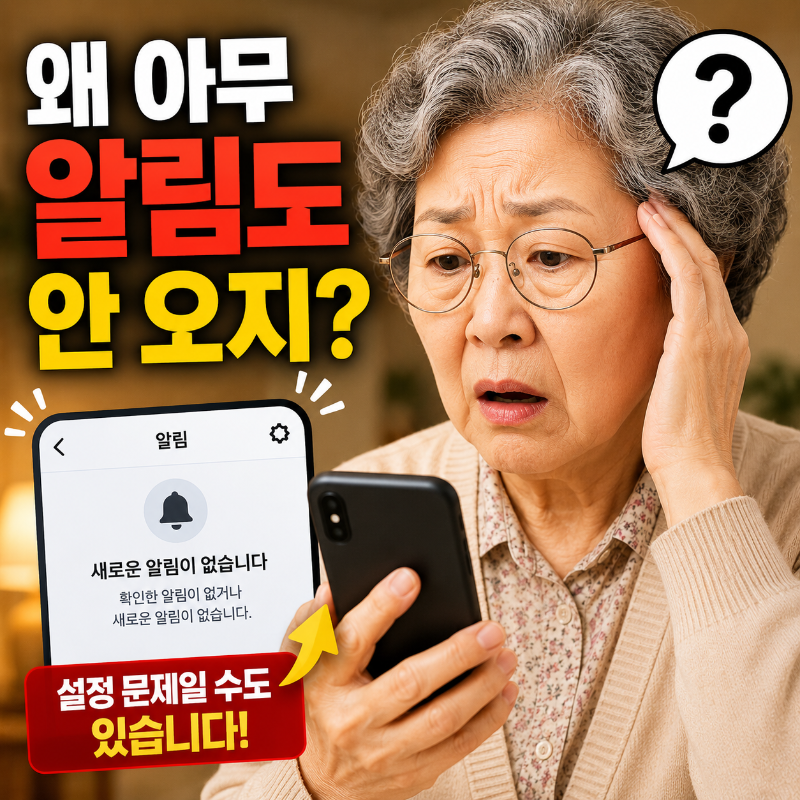 alt="스팸 차단 설정으로 문자가 안 오는 상황 &mdash; 시니어를 위한 스마트폰 설정 가이드 "