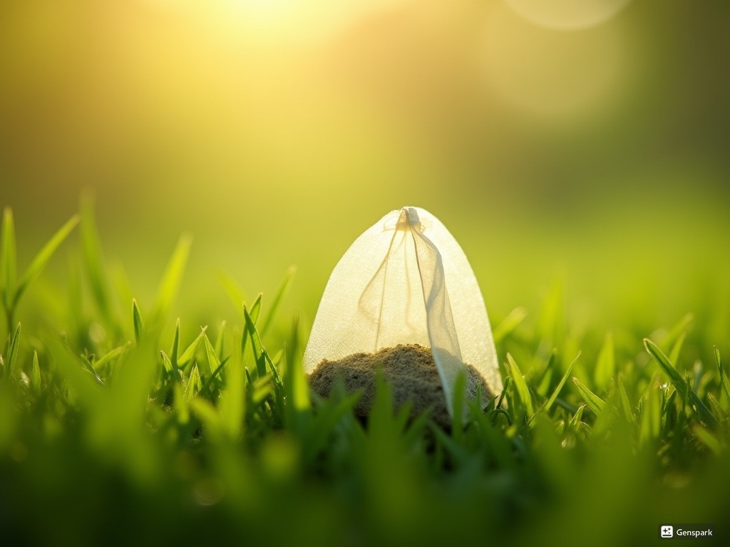 친환경 티백 PLA 생분해 원단