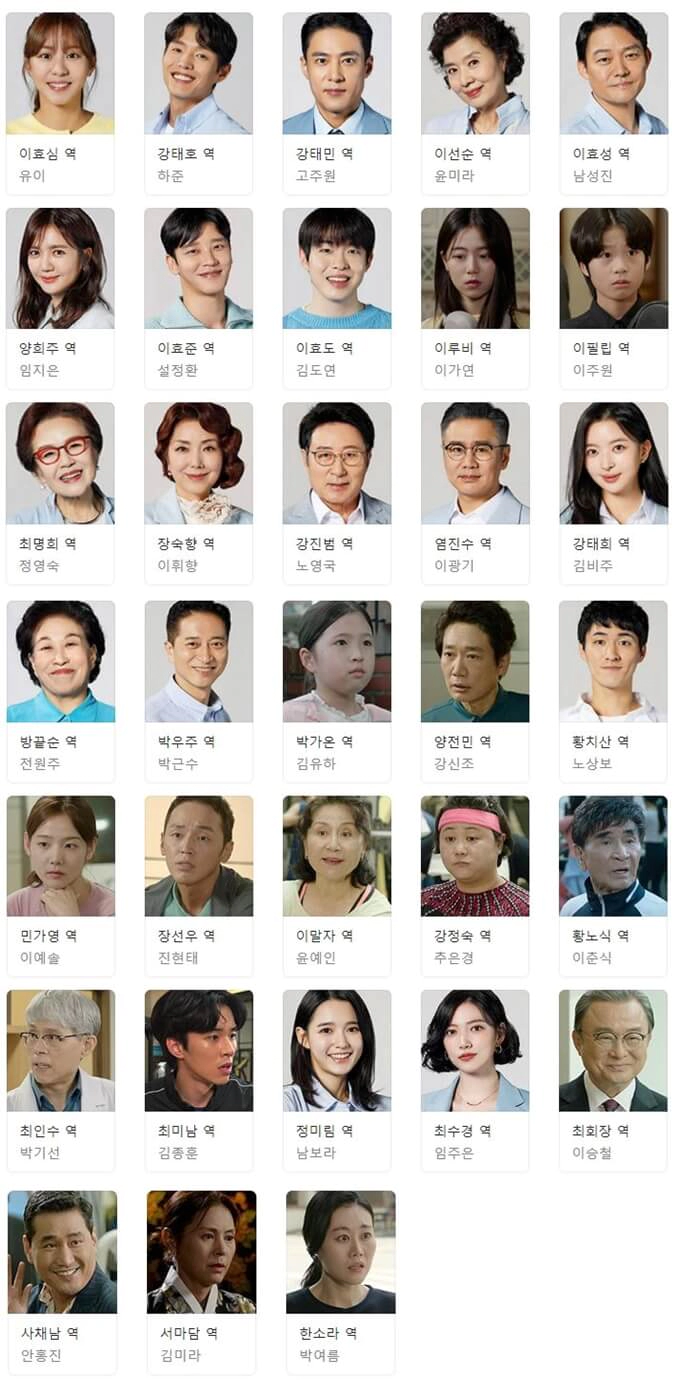 효심이네-각자도생-등장인물