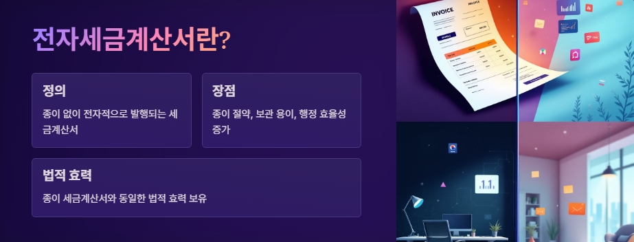 전자세금계산서란