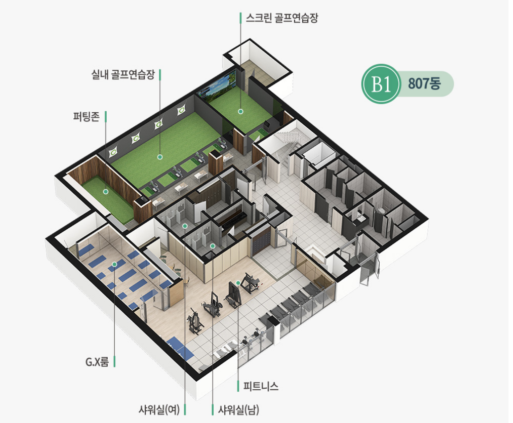 파주 제일풍경채 운정 커뮤니티 2