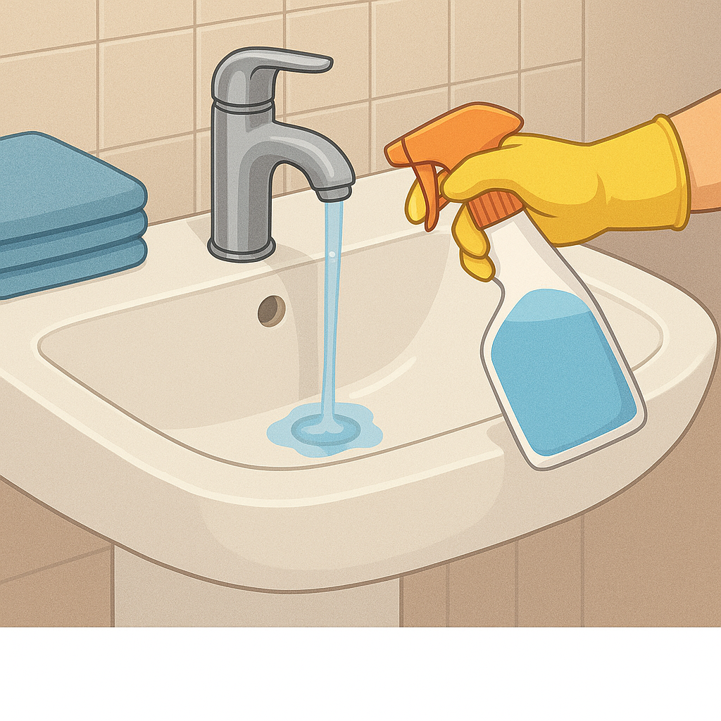세면대 물때 제거