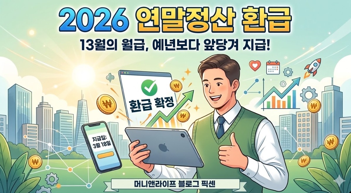 연말정산 조기지급 포스팅 관련 썸네일사진